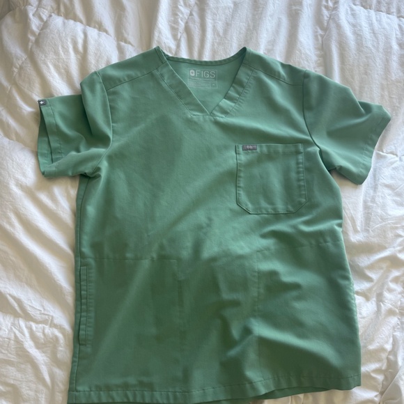 Men’s Figs Small / Medium Scrub Set - Jade / Green / Turquoise - Picture 2 of 4